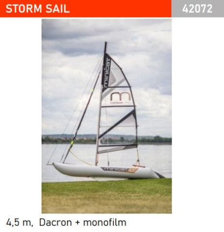 MiniCat 420 Storm Sail – Great Lakes Watercraft