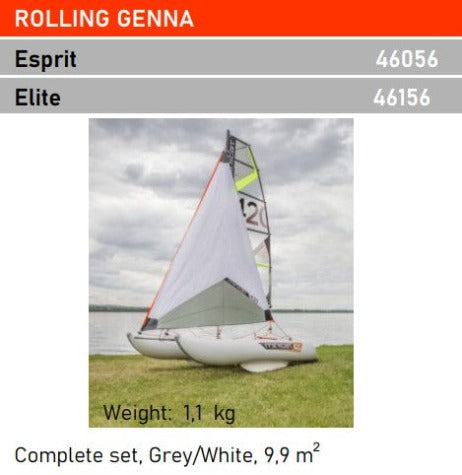 MiniCat 460 Rolling Genna Code 0 sail Esprit 46056 & Elite 46156